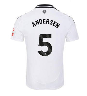 Fulham Joachim Andersen #5 Replika Hjemmebanetrøje 2024-25 Kortærmet